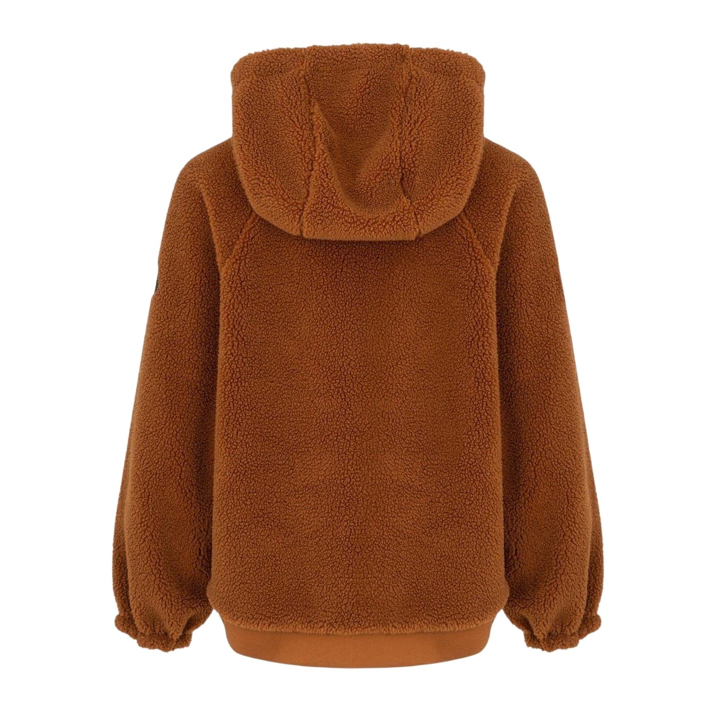 Caramel-Brown - Back - Firetrap Womens-Ladies Teddy Fleece Reversible Jacket