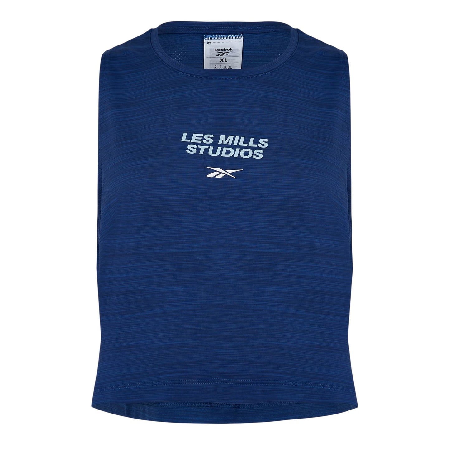 Blue - Front - Reebok Mens Les Mills Bodycombat Crew Neck Tank Top