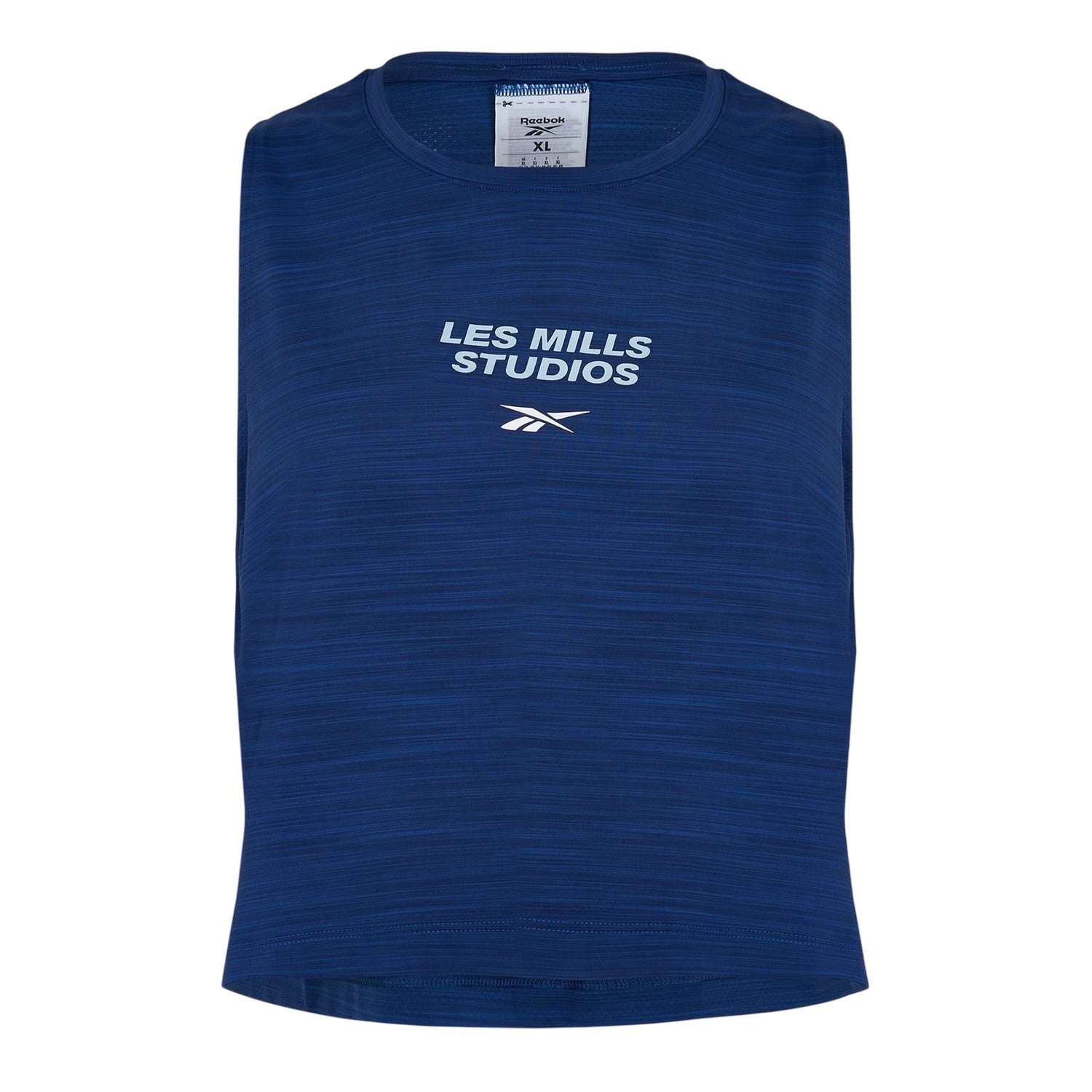 Blue - Front - Reebok Mens Les Mills Bodycombat Crew Neck Tank Top