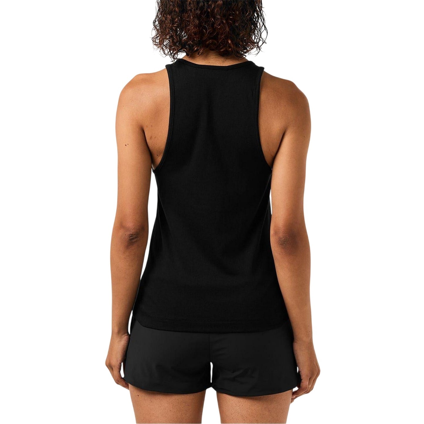 Black - Back - Fear Of God Essentials Womens-Ladies Cotton Blend Tank Top
