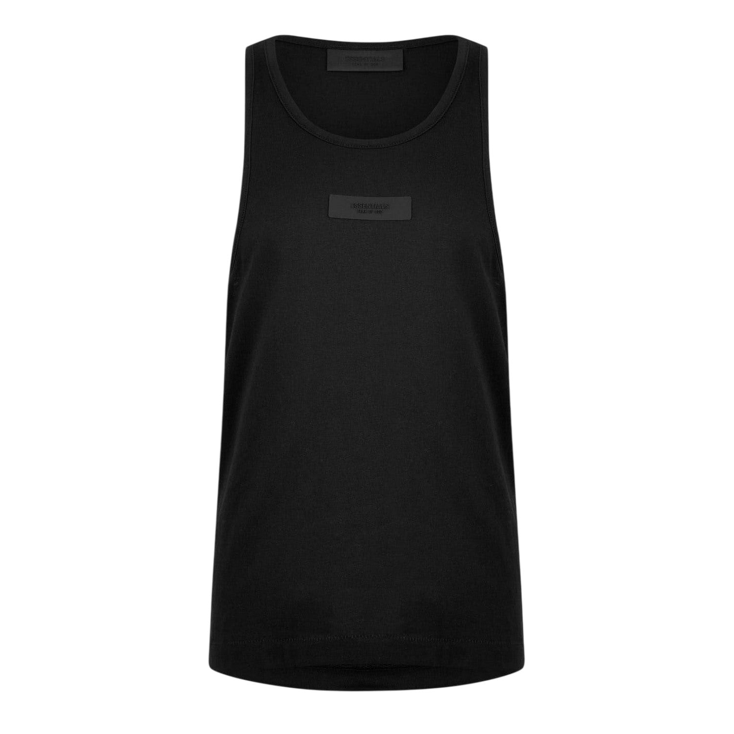 Black - Front - Fear Of God Essentials Womens-Ladies Cotton Blend Tank Top