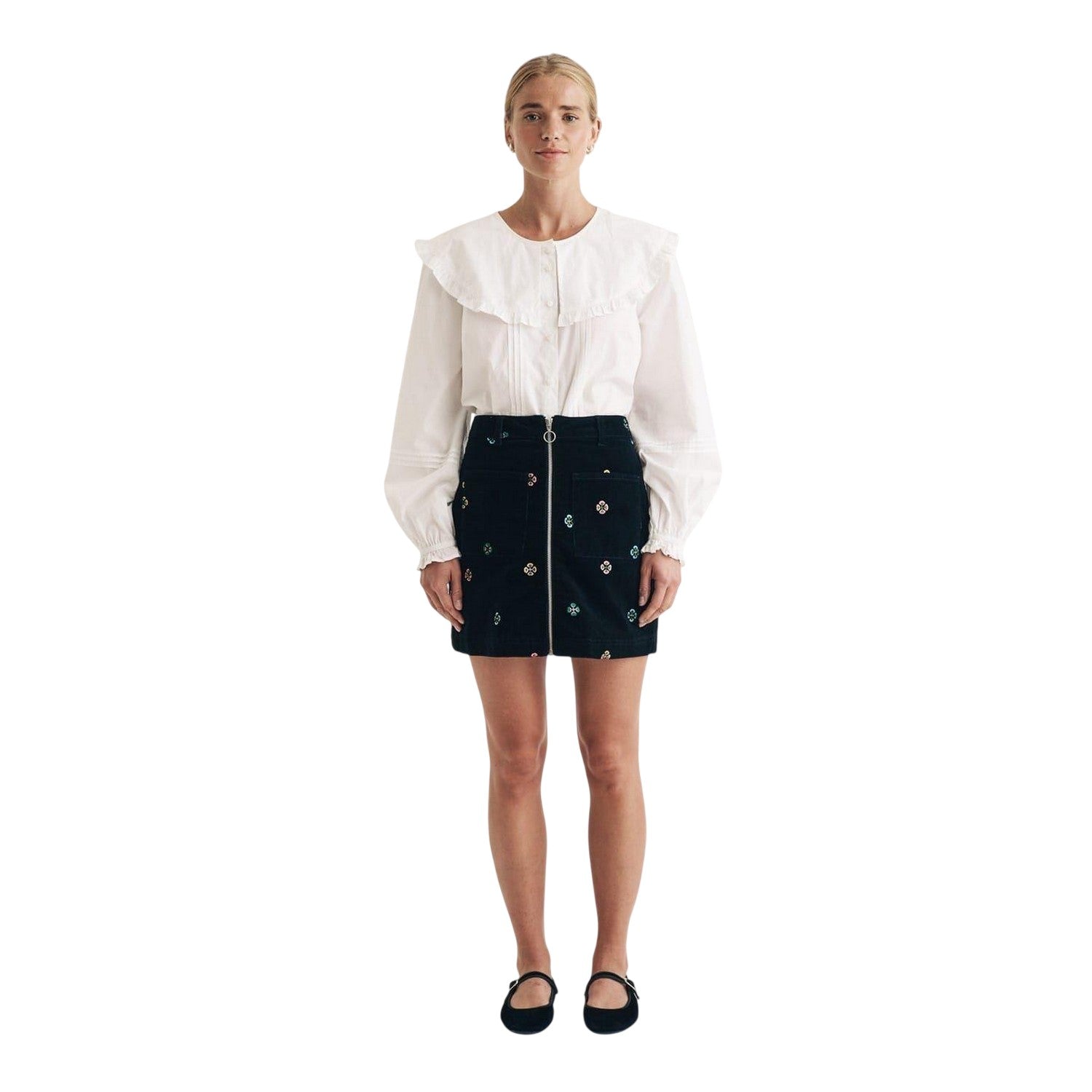 Multicoloured - Side - Nobody´s Child Womens-Ladies Dalong Corduroy Zipped Mini Skirt