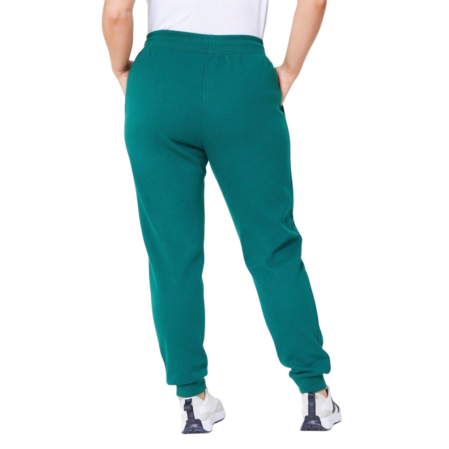 Green - Back - Be You Womens-Ladies Relaxed Fit Jogging Bottoms