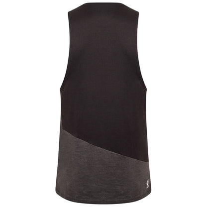 Black - Back - Dare 2B Mens Henry Holland No Sweat Tank Top