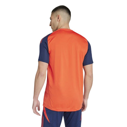 Red - Back - Adidas Unisex Adult Tiro 24 Manchester United FC Training Jersey