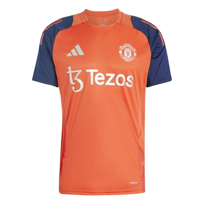 Red - Front - Adidas Unisex Adult Tiro 24 Manchester United FC Training Jersey