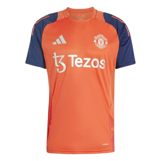 Red - Front - Adidas Unisex Adult Tiro 24 Manchester United FC Training Jersey