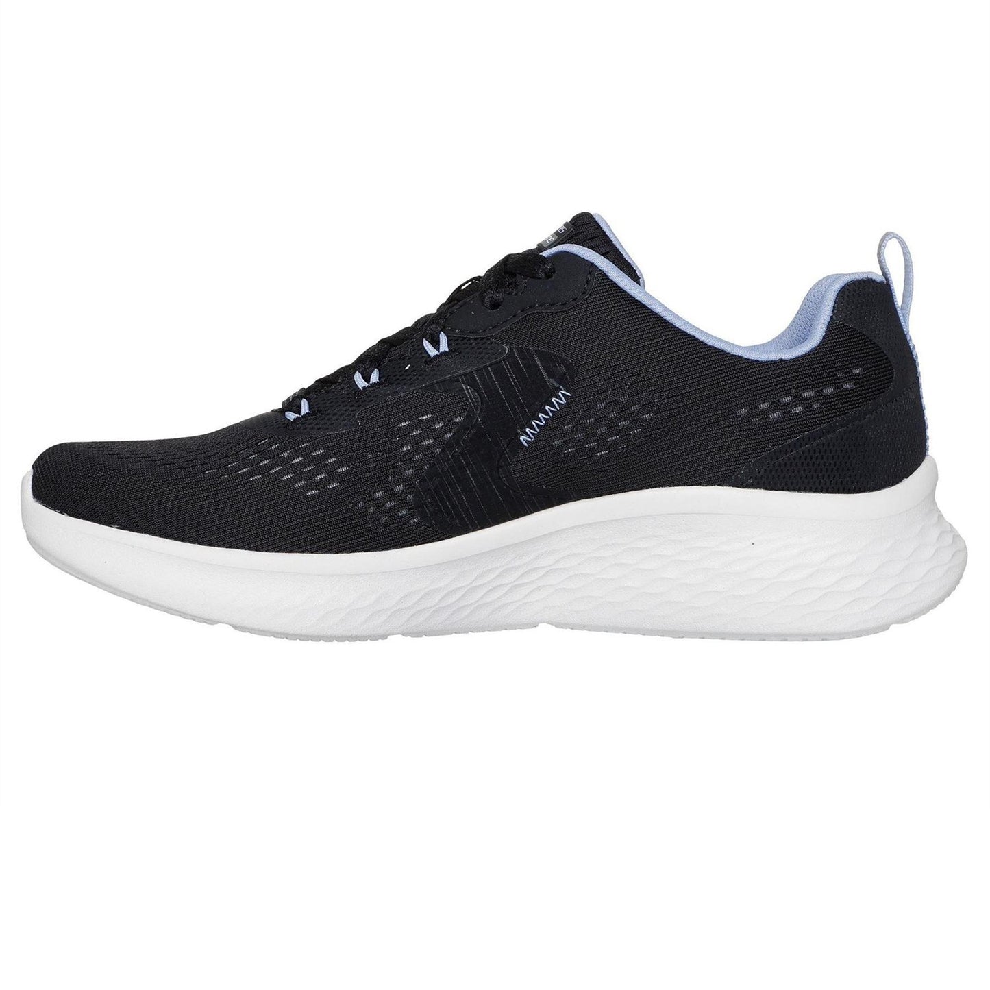 Black-Blue - Back - Skechers Womens-Ladies Skech-Lite Pro Trainers