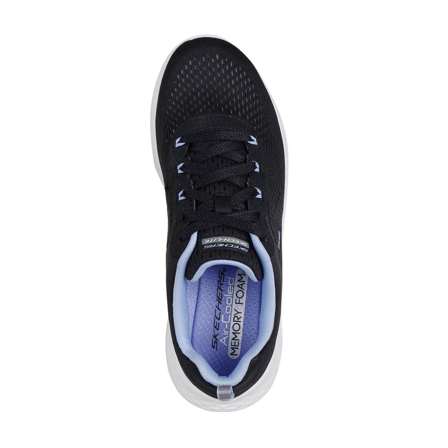 Black-Blue - Lifestyle - Skechers Womens-Ladies Skech-Lite Pro Trainers