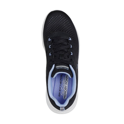 Black-Blue - Lifestyle - Skechers Womens-Ladies Skech-Lite Pro Trainers