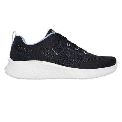Black-Blue - Front - Skechers Womens-Ladies Skech-Lite Pro Trainers