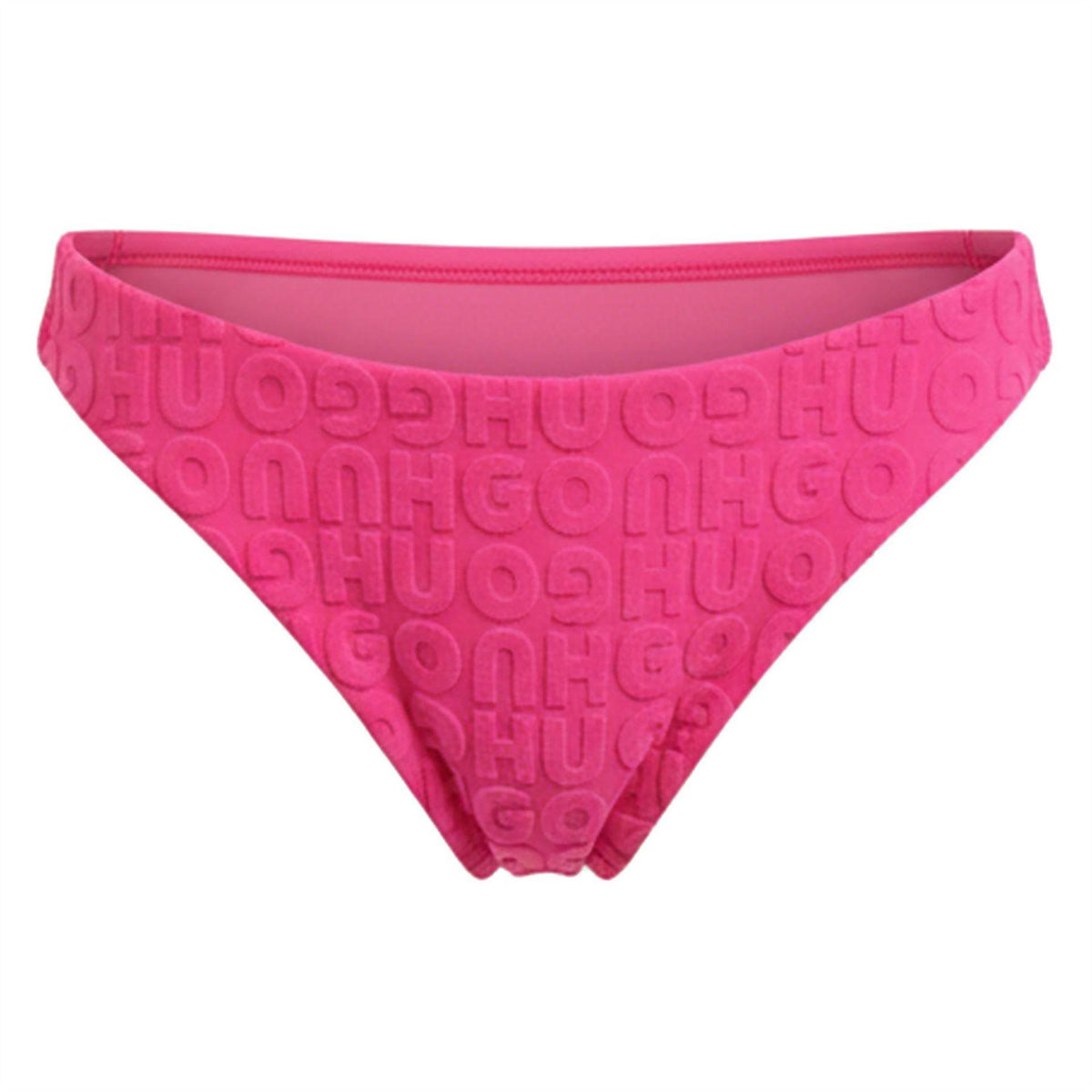 Pink - Front - Hugo Womens-Ladies Tanga Swim Briefs