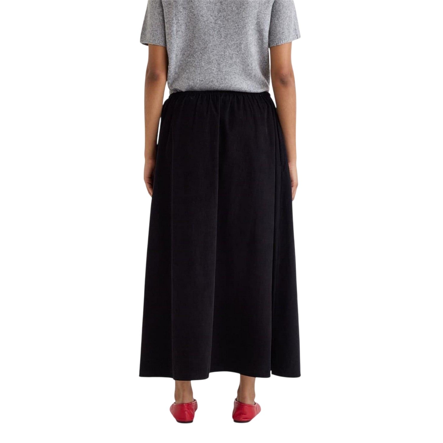 Black - Back - Nobody's Child Womens-Ladies Relaxed Fit Maxi Skirt