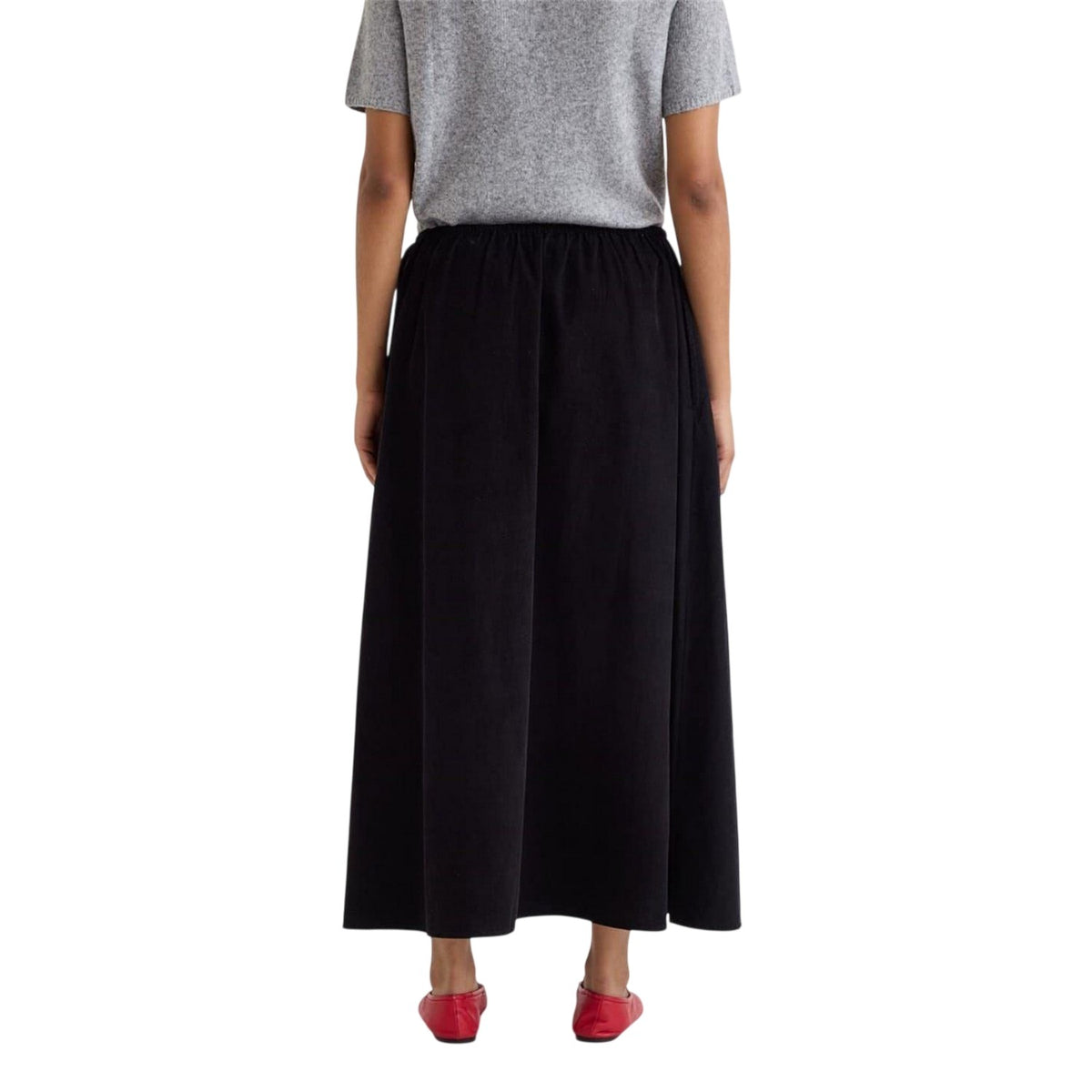 Black - Back - Nobody's Child Womens-Ladies Relaxed Fit Maxi Skirt