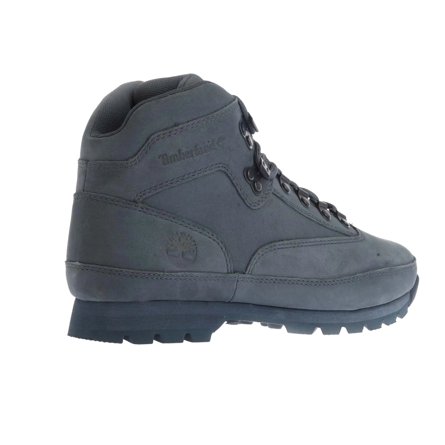 Dark Blue - Back - Timberland Mens Euro Hiker Grain Leather Mid Cut Boots