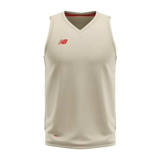 Angora - Front - New Balance Mens V Neck Regular Tank Top