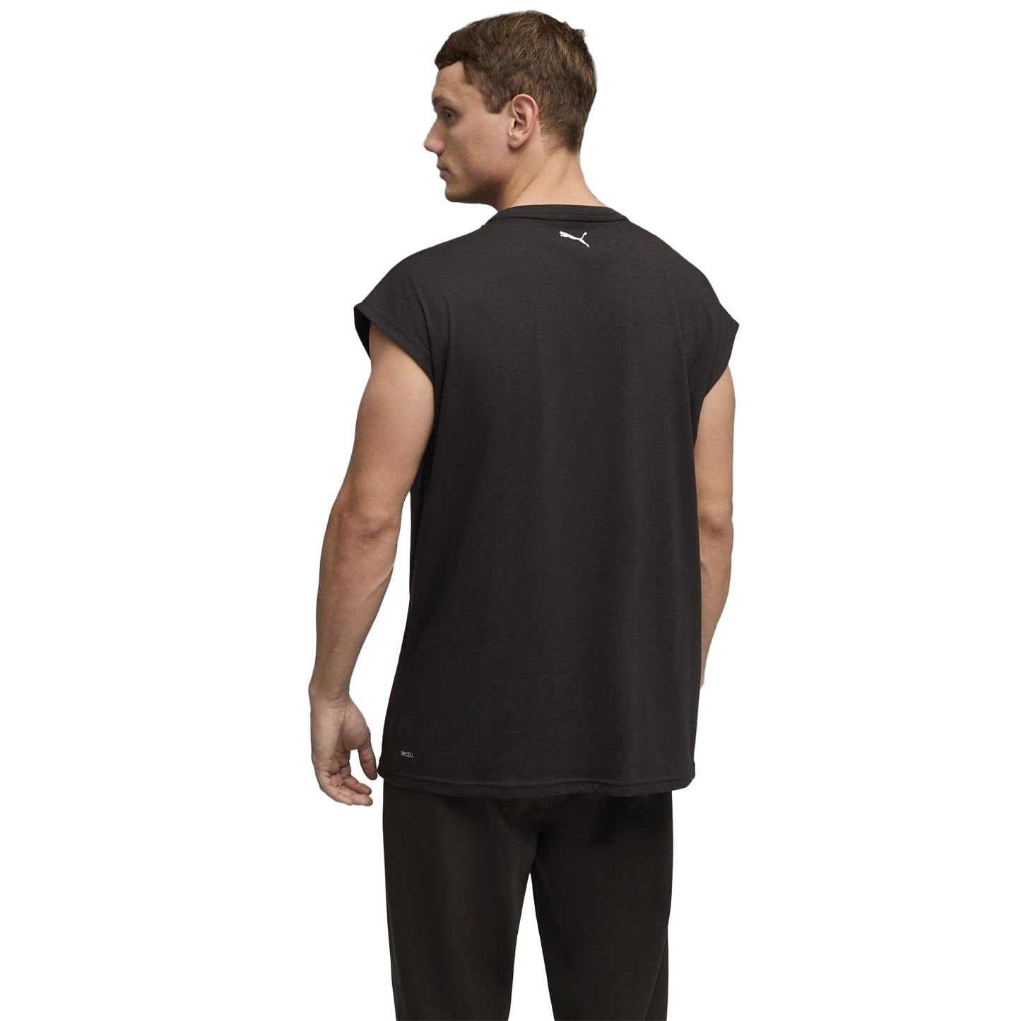 Puma Black - Lifestyle - Puma Mens Graphic Print Relaxed Fit Vest Top