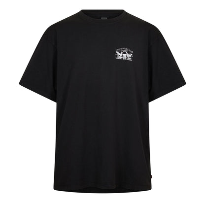 Jet Black - Front - Levis Mens Vintage T-Shirt