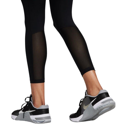 Black - Side - Nike Womens-Ladies Pro High Rise Leggings