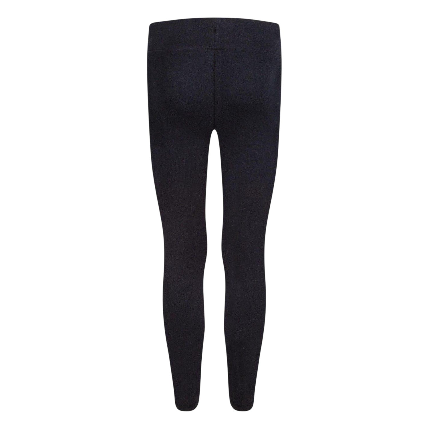 Black-White - Back - Nike Girls Air Jordan Tights