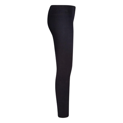 Black-White - Side - Nike Girls Air Jordan Tights