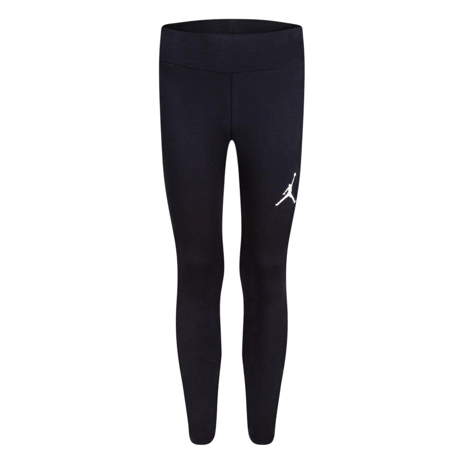Black-White - Front - Nike Girls Air Jordan Tights