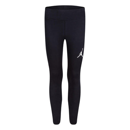 Black-White - Front - Nike Girls Air Jordan Tights
