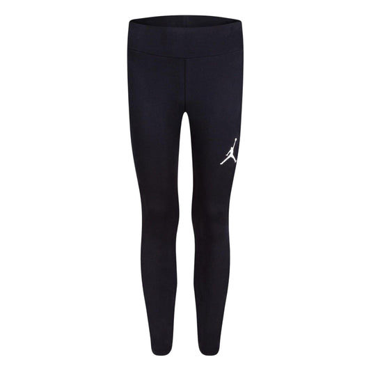 Black-White - Front - Nike Girls Air Jordan Tights