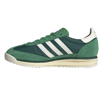 Green-White - Side - Adidas Mens Sl 72 Rs Leather Trainers