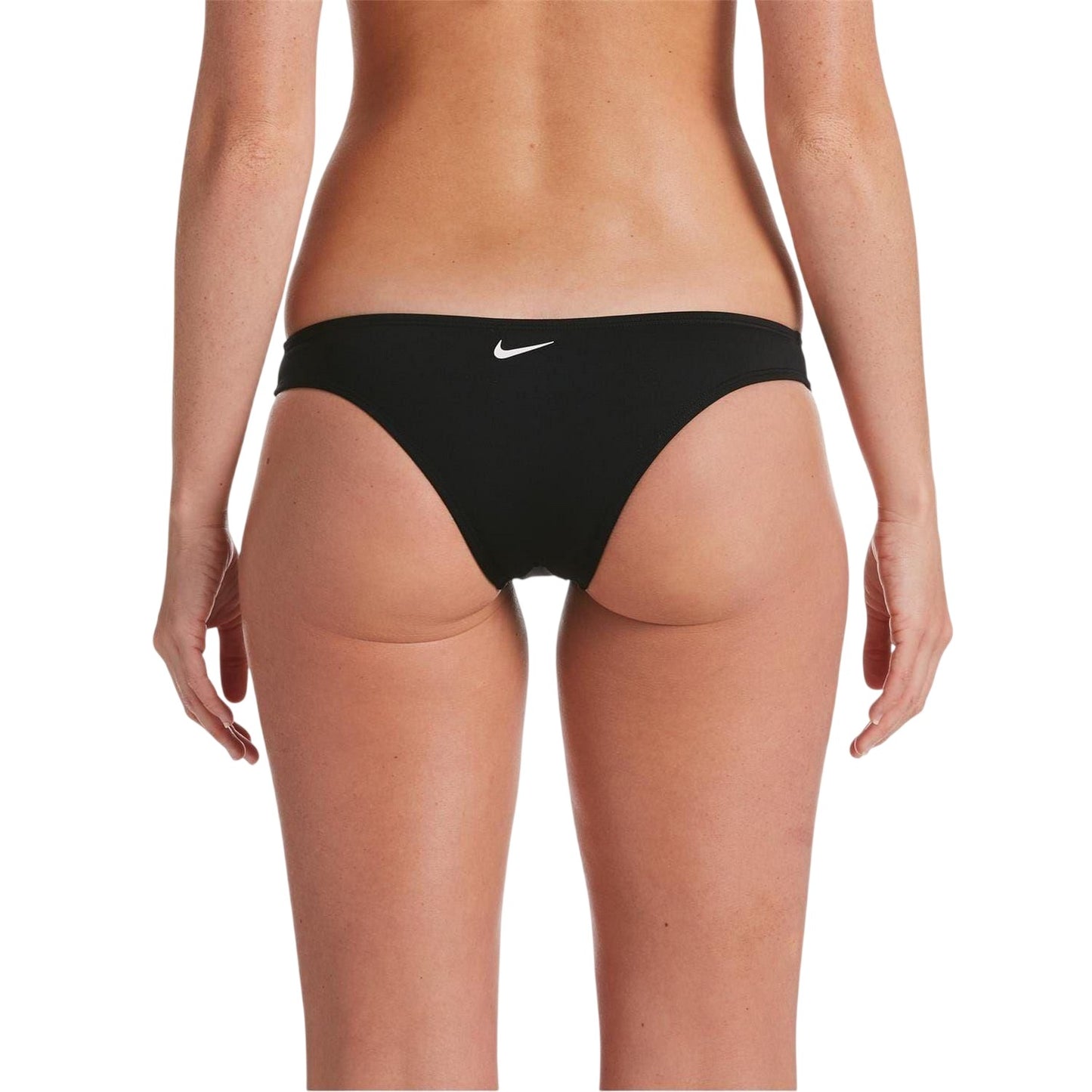 Black - Back - Nike Womens-Ladies Logo Low Rise Bikini Bottoms