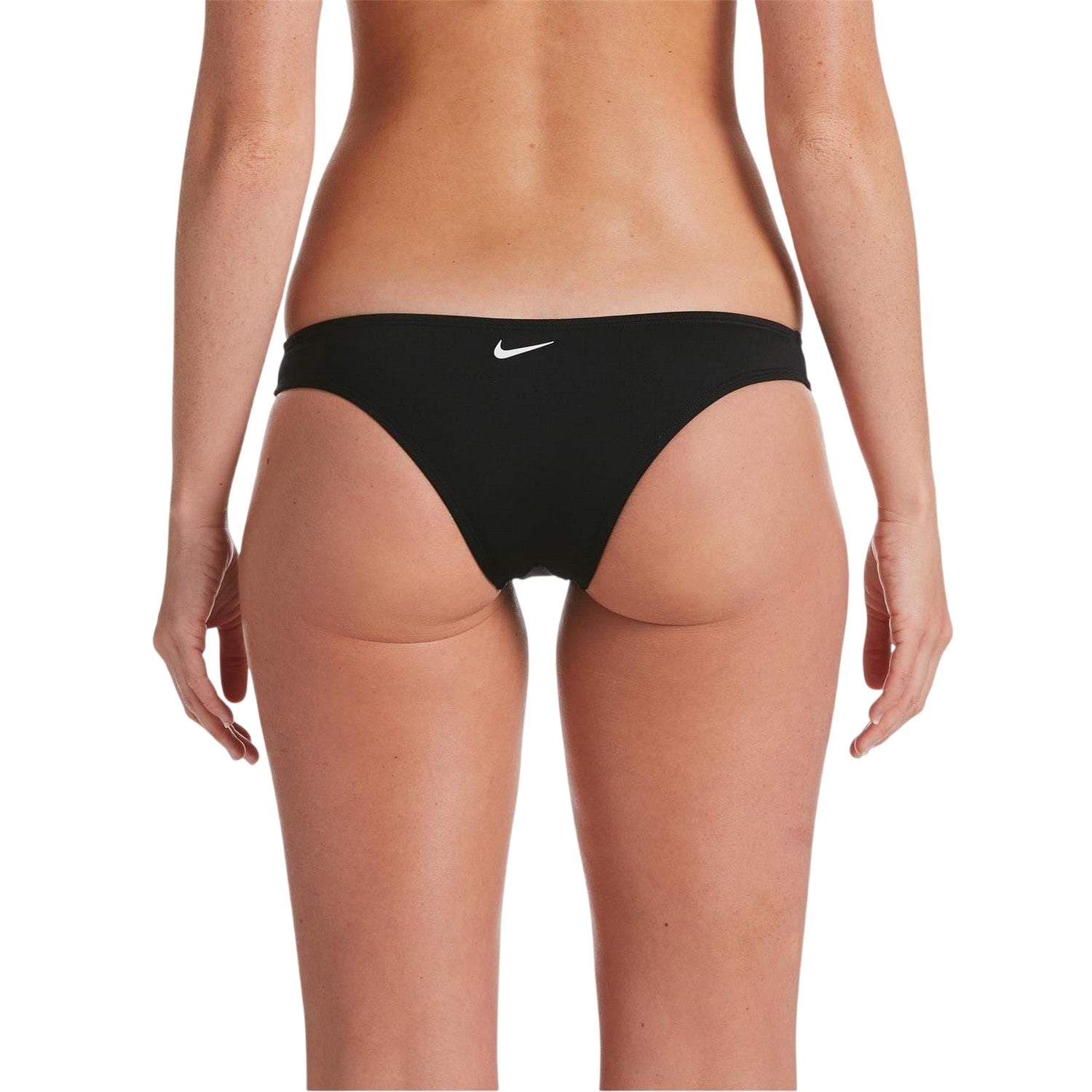 Black - Back - Nike Womens-Ladies Logo Low Rise Bikini Bottoms