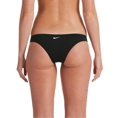 Black - Back - Nike Womens-Ladies Logo Low Rise Bikini Bottoms