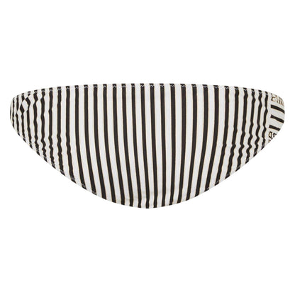 White-Black - Back - Biba Womens-Ladies Kayla Stripe Mid Rise Bikini Bottoms