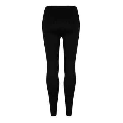 Black - Back - On Running Womens-Ladies High Rise Running Tights