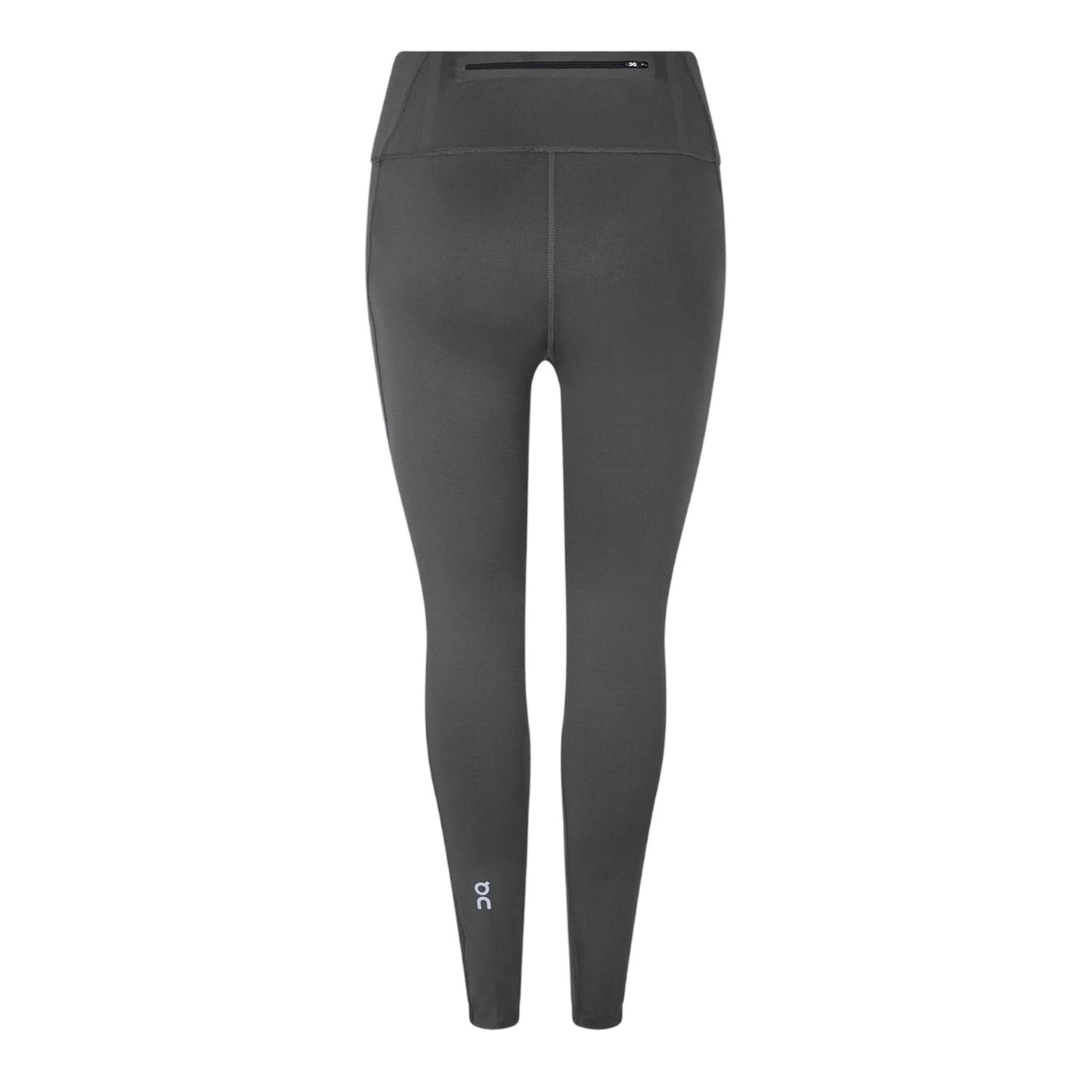 Eclipse Grey - Back - On Running Womens-Ladies High Rise Running Tights
