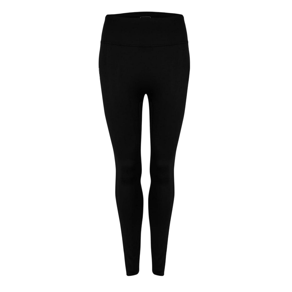 Black - Front - On Running Womens-Ladies High Rise Running Tights
