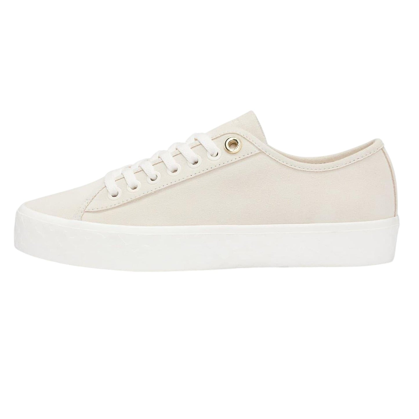 White - Side - Boss Womens-Ladies Aiden Synthetic Tennis Shoes