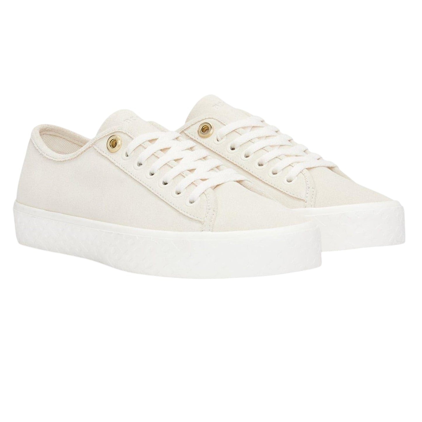 White - Lifestyle - Boss Womens-Ladies Aiden Synthetic Tennis Shoes