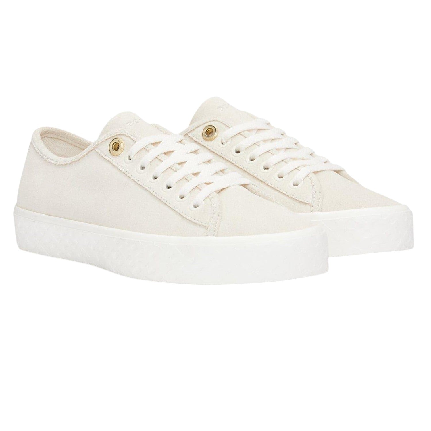 White - Lifestyle - Boss Womens-Ladies Aiden Synthetic Tennis Shoes