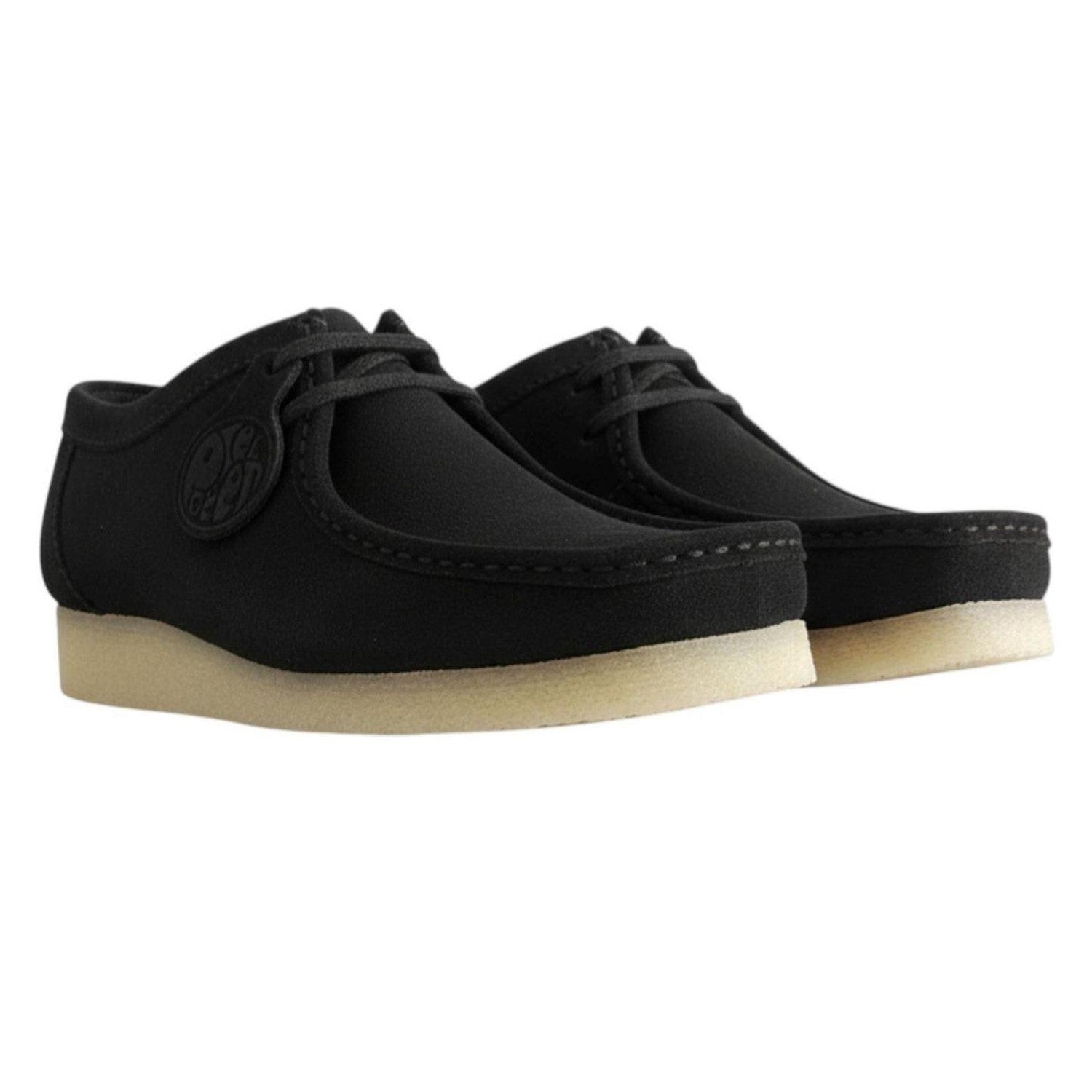 Black - Lifestyle - Pretty Green Mens Koala Leather Flat Oxford Shoes