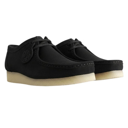 Black - Lifestyle - Pretty Green Mens Koala Leather Flat Oxford Shoes