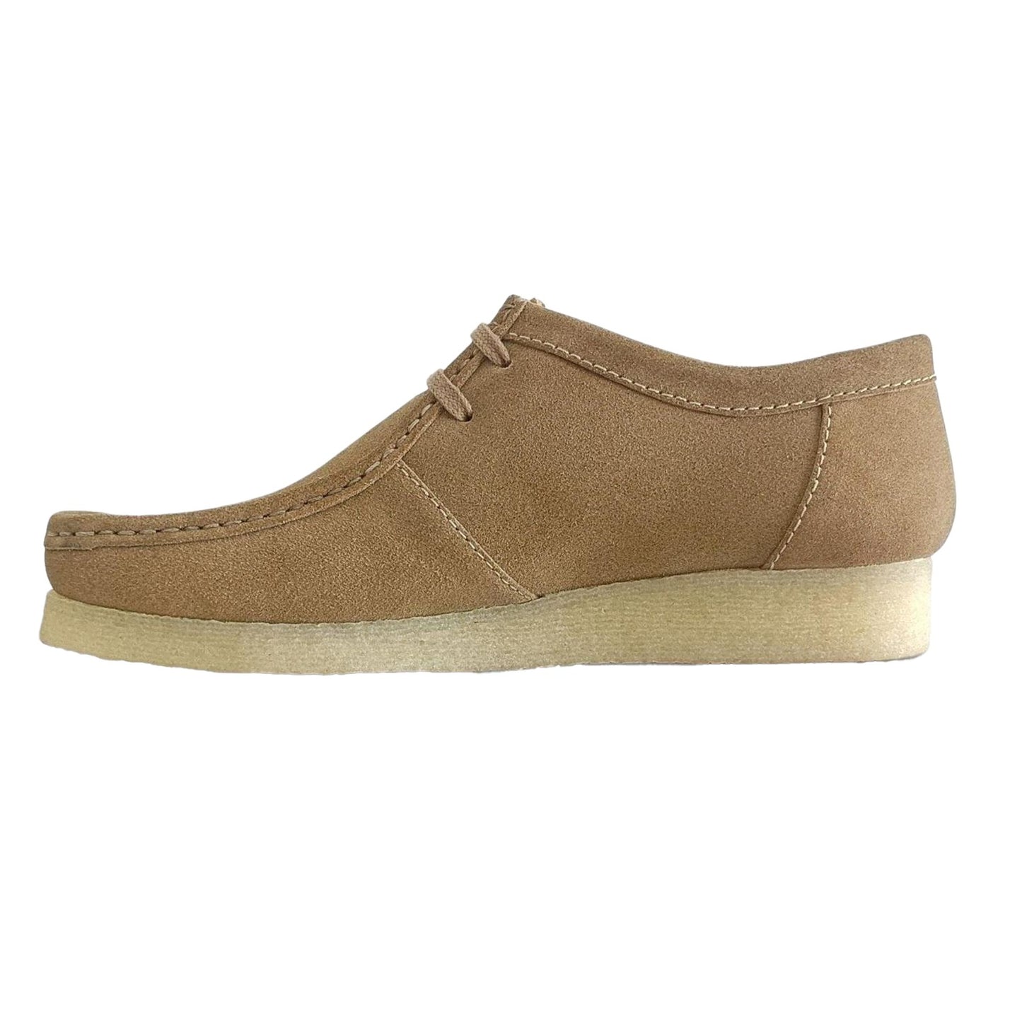 Sand - Side - Pretty Green Mens Koala Leather Flat Oxford Shoes