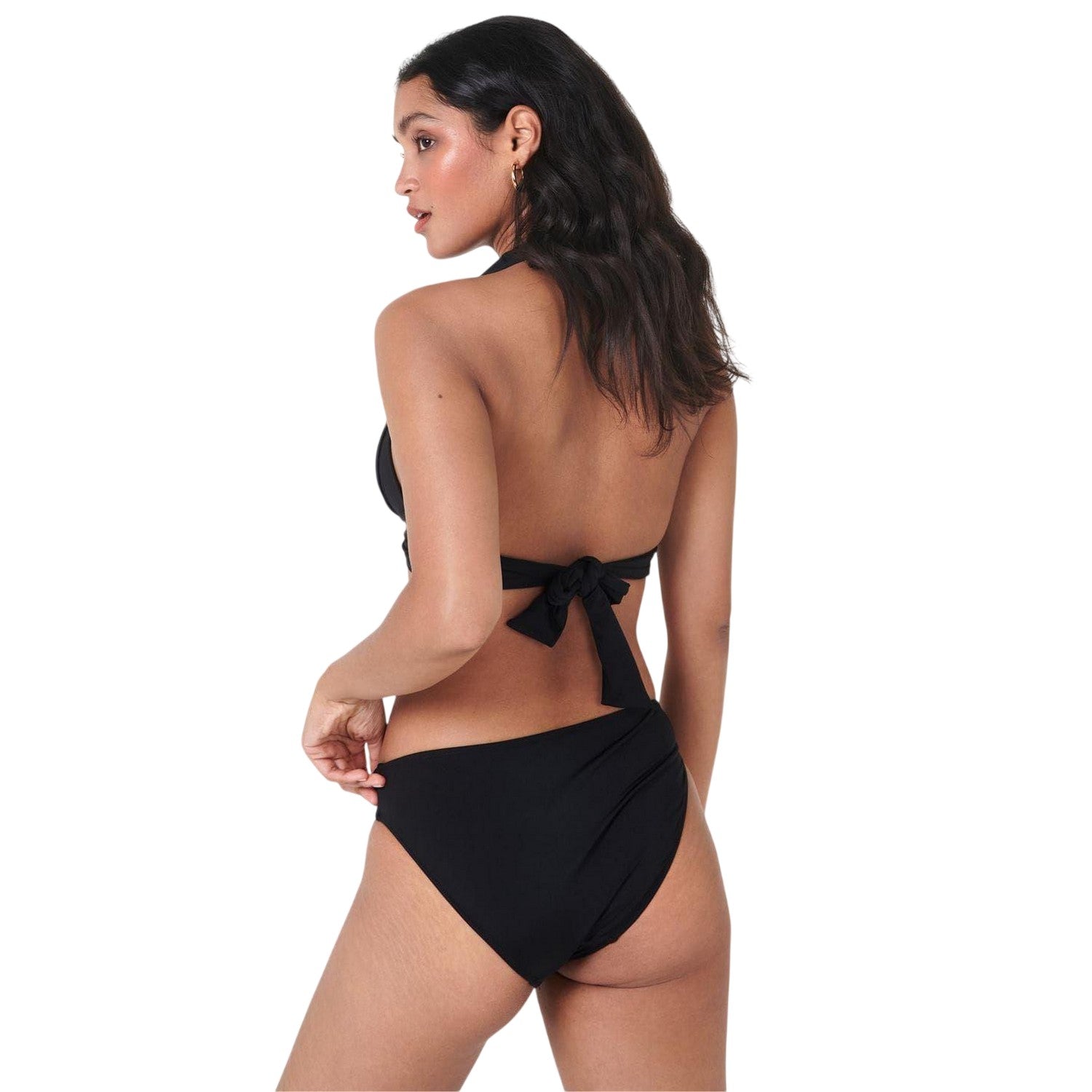 Black - Back - Biba Womens-Ladies Venetian Bikini Bottoms