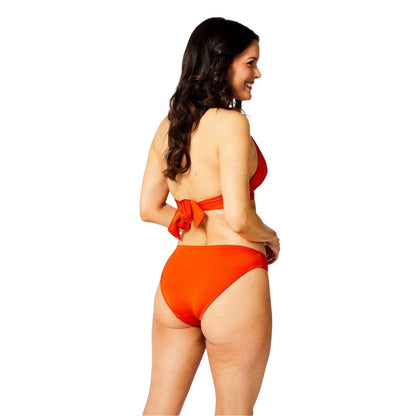 Burnt Orange - Back - Biba Womens-Ladies Venetian Bikini Bottoms