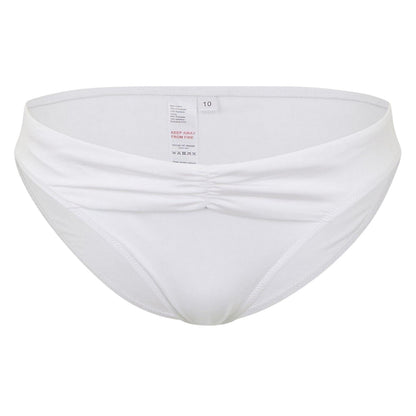 White - Front - Biba Womens-Ladies Venetian Bikini Bottoms
