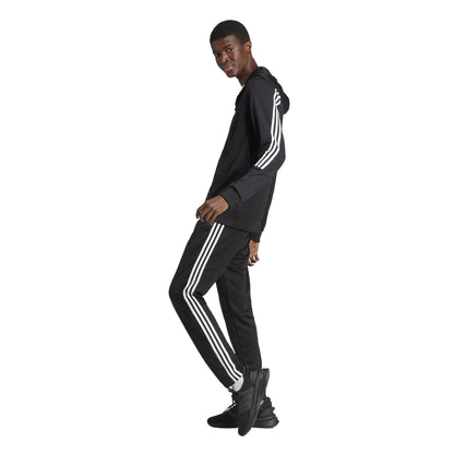 Black-White - Lifestyle - Adidas Mens Sportswear Stripe Training Tracksuit