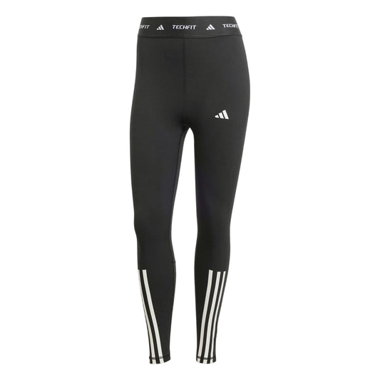 Black - Front - Adidas Womens-Ladies Techfit Tights