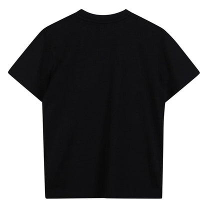 Black - Back - Hugo Childrens-Kids Logo Zip Pocket T-Shirt