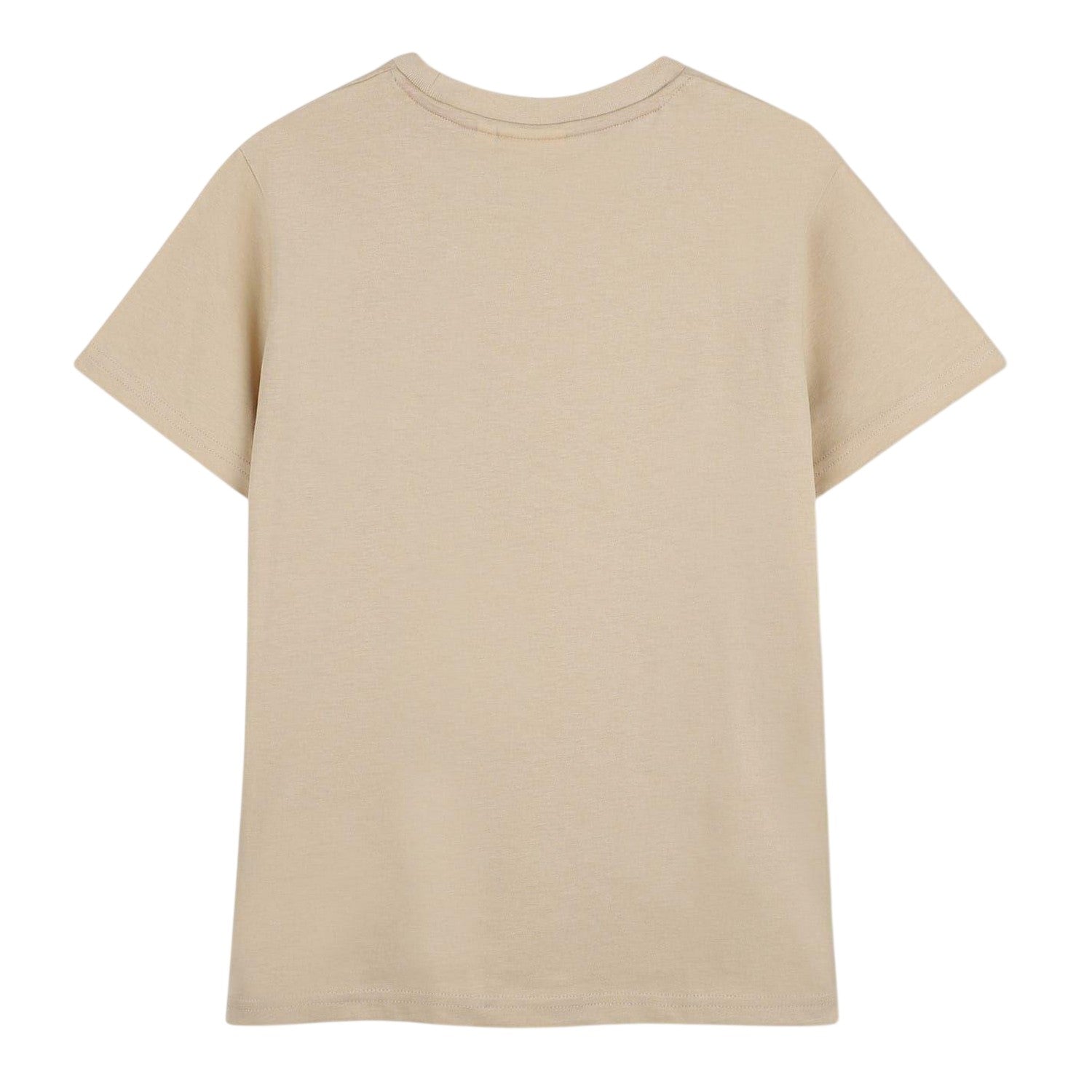 Stone - Back - Hugo Childrens-Kids Logo Zip Pocket T-Shirt