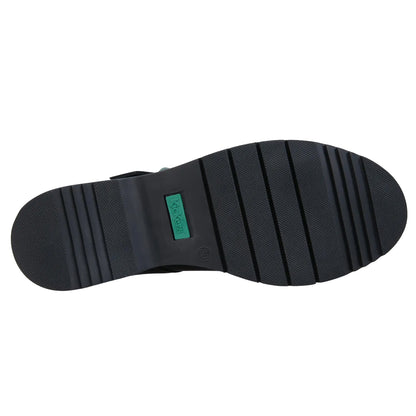Black - Lifestyle - Kickers Womens-Ladies Finley Patent Shoes
